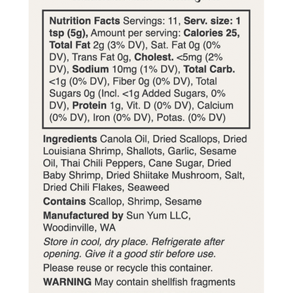 XO Sauce - Medium Spicy, 2oz