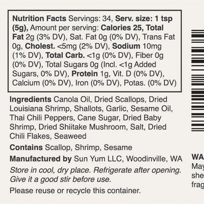 XO Sauce - Medium Spicy, 6oz